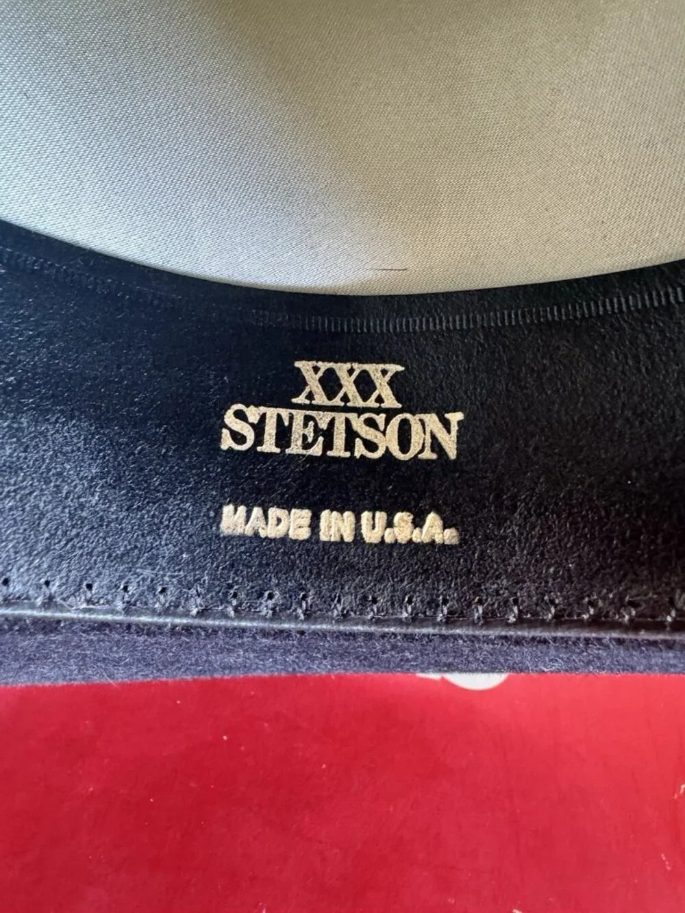 Stetson 3X Beaver Revenger Vintage Black Cowboy Hat Sz 7